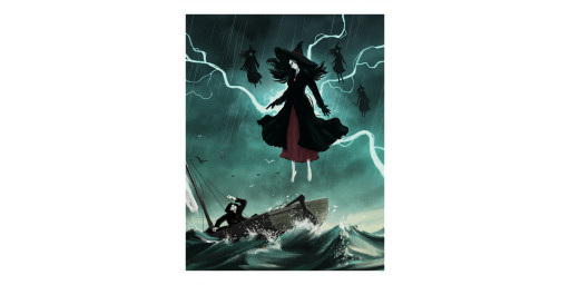Jean Falla and the Witches 10x8 Giclee Print